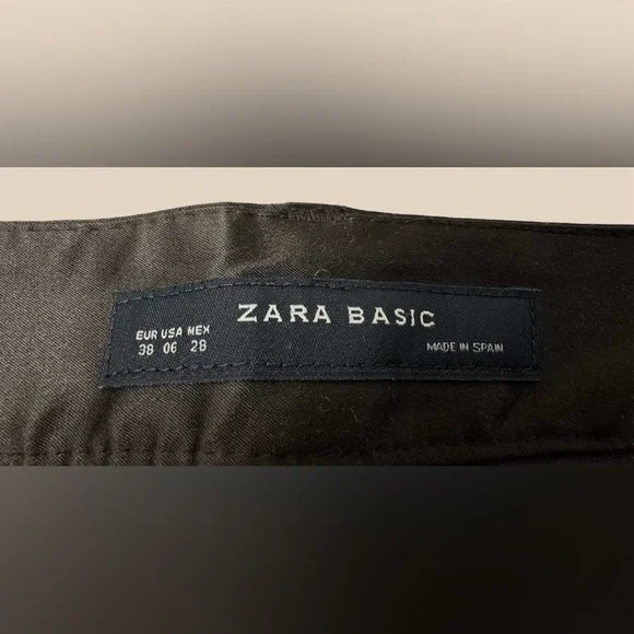 Zara Basic Satin Jeans / Pants / Trousers (Brown) - Picture 12 of 16